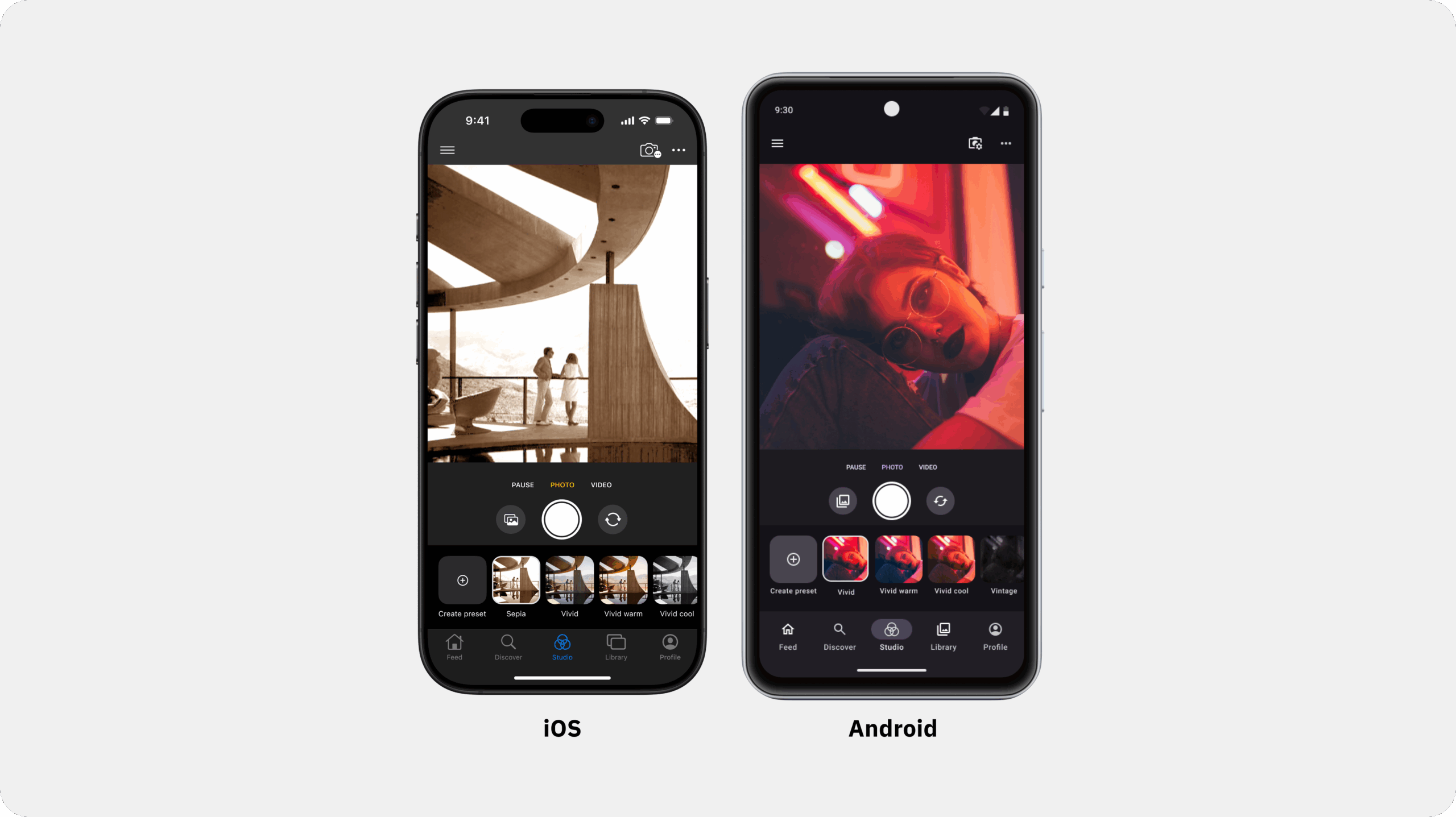 Redesigning a Mobile Hub for Preset Creation and Creative Connections
